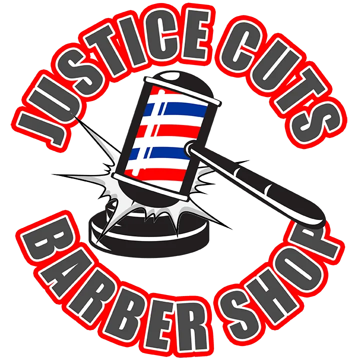 Justice Cuts Barbershop Logo
